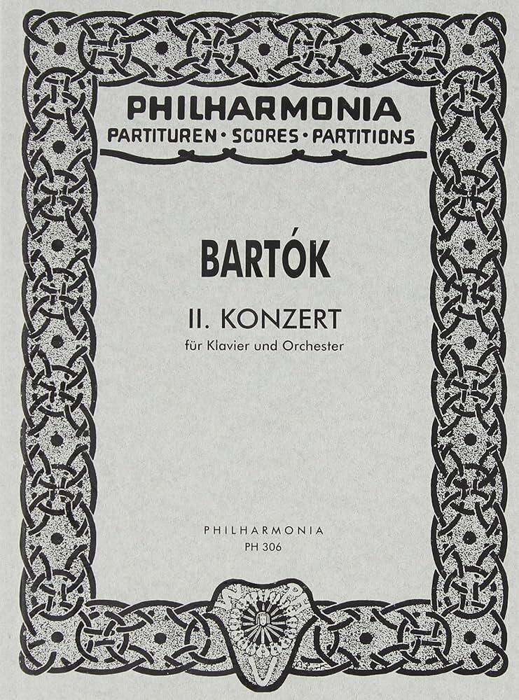 Klavierkonzert Nr. 2  Béla Bartk  Peter Bartk Piano and Orchestra Studienpartitur : photo 1