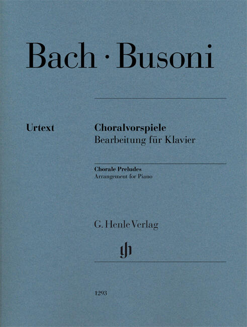 Chorale Preludes Arrangement for Piano Johann Sebastian Bach_Ferruccio Busoni  Christian Schaper Piano Solo Buch Henle Urtext Editions : photo 1