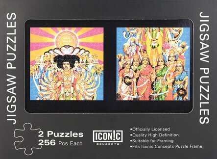 Iconic Concepts Jimi Hendrix - Axis: Bold As Love Jigsaw PuzzlesTwo Puzzles in Storage Box : photo 1