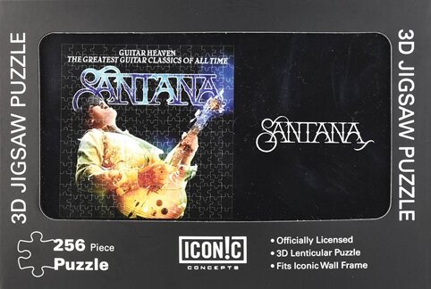 Iconic Concepts Santana -Guitar Heaven 3D Lenticular Jigsaw Puzzle : photo 1