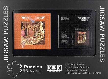 Iconic Concepts Aerosmith - Toys in the Attic Jigsaw PuzzlesTwo Puzzles in Storage Box : photo 1
