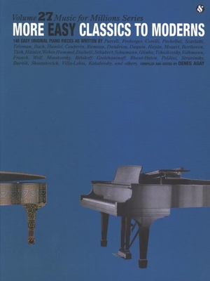 More Easy Classics To Moderns Denes Agay Piano Recueil Music For Millions Classique