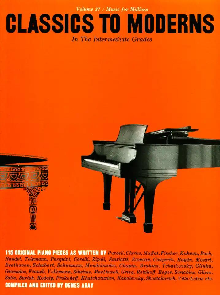 Music Sales Intermediate Grades Classics to Moderns Music for Millions Series : photo 1