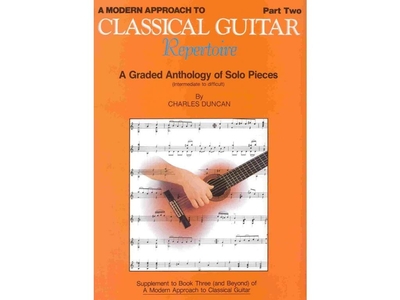 A Modern Approach to Classical Guitar Repertoire Part 2 Guitare Recueil Stylistic Method Classique English