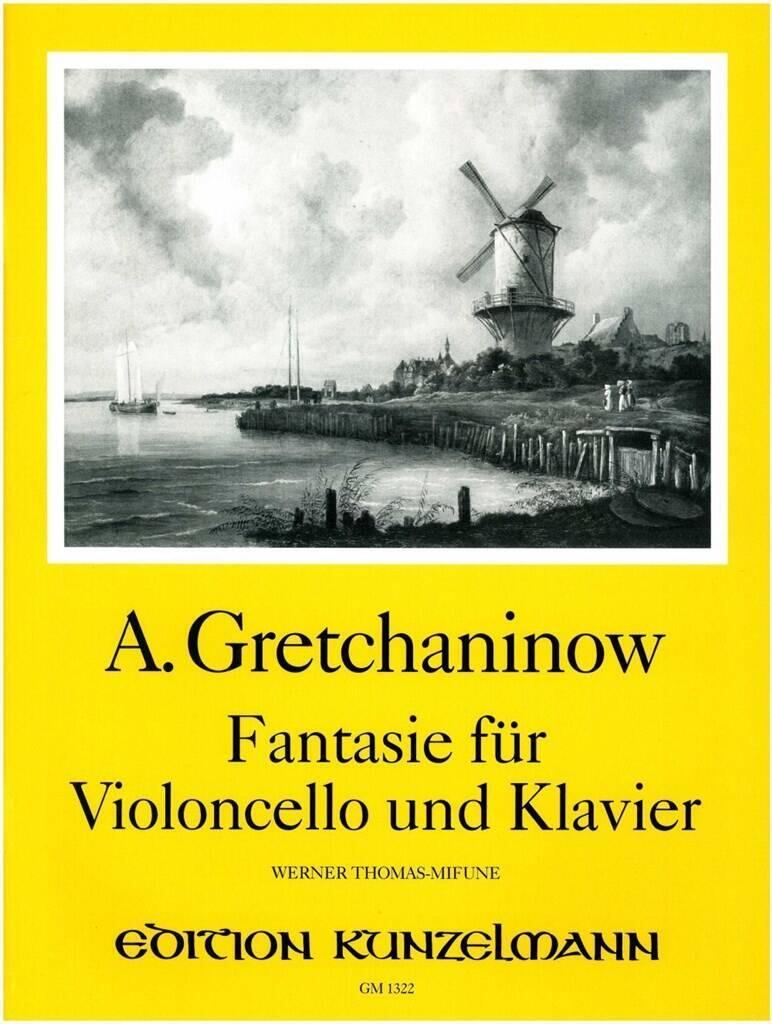 Fantasie,Vc-2Ms  Alexander T. Gretchaninov Werner Thomas-Mifune Edition Violoncelle et Piano Set de partitions : photo 1