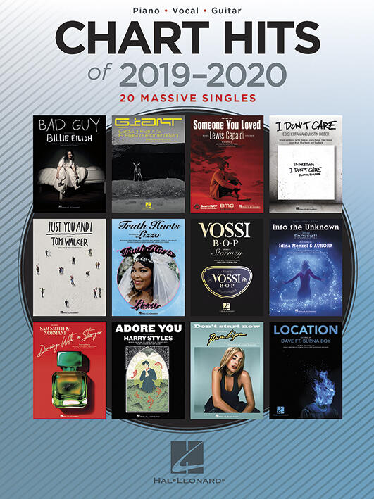 Hal Leonard Chart Hits of 2019-2020  20 Massive Singles   Hal Leonard Piano, Chant et Guitare Recueil  Pop & rock  INTERMEDIATE : photo 1