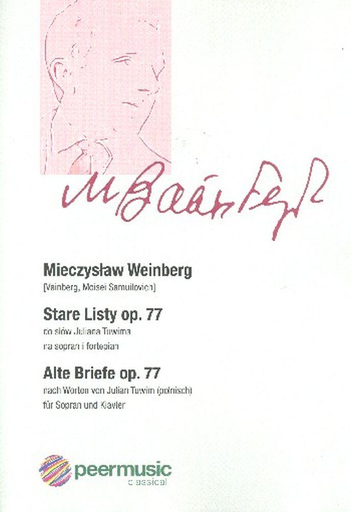 Alte Briefe Op. 77  Mieczyslaw Weinberg  Soprano Voice and Piano Recueil : photo 1