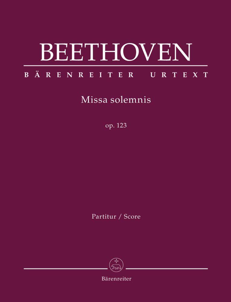 Missa solemnis op. 123  Ludwig van Beethoven Barry Cooper Bärenreiter-Verlag Mixed Choir and Orchestra Conducteur : photo 1