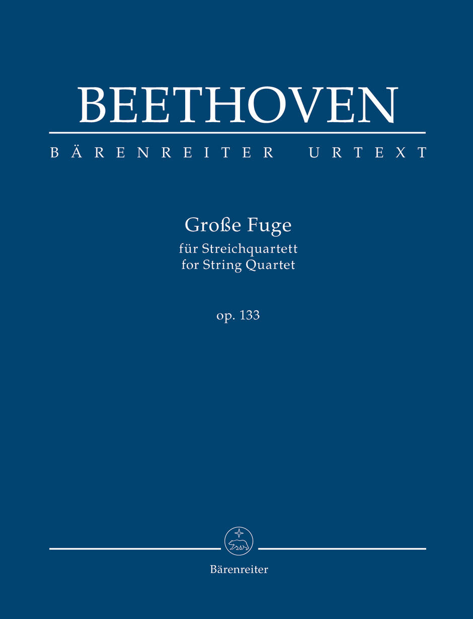 Grosse Fuge for String Quartet op. 133  Ludwig van Beethoven Jonathan Del Mar Bärenreiter-Verlag Quatuor à Cordes Conducteur de poche  Classique : photo 1