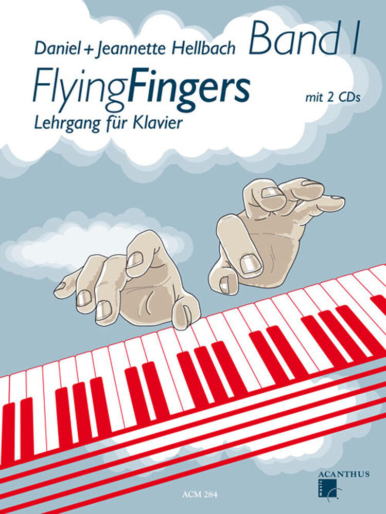 Flying Fingers Band 1 Lehrgang für Klavier Daniel Hellbach  Music Piano Recueil + 2 CDs  Méthode : photo 1