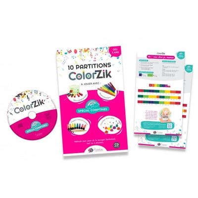 COLORZIK COMPTINES (boomwackers, cloches, carillons, métallonotes)