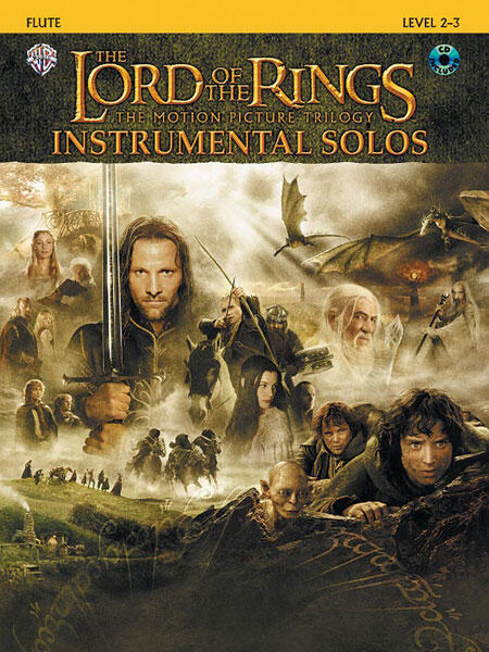 Alfred Publishing Lord of the Rings Instrumental Solos  Howard Shore,  Flute Recueil + CD : photo 1