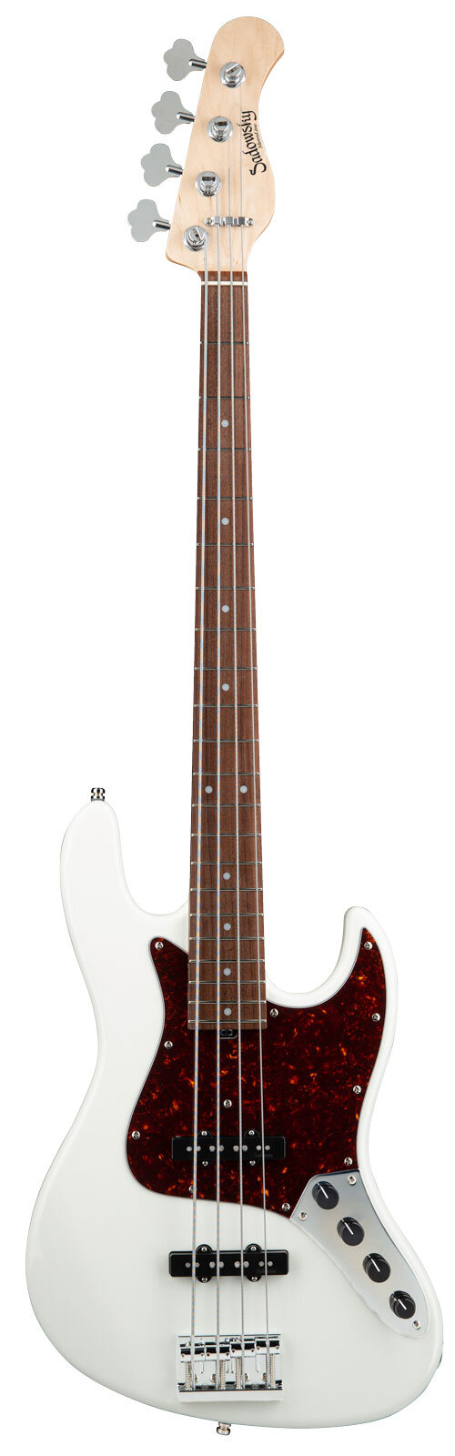 Sadowsky MetroLine 21-Fret Vintage J/J Bass Red Alder Body 4-String - Solid Olympic White High Polish : photo 1