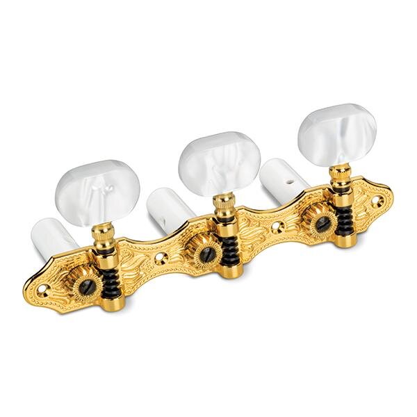 Schaller CLASSIC HAUSER DELUXE BUTTON PEARL GOLD 1:16 : photo 1