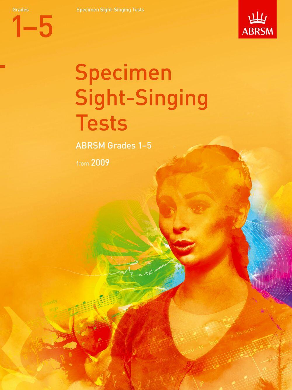 ABRSM Specimen Sight-Singing Tests Grade 1-5    ABRSM Vocal Recueil ABRSM Examination Materials : photo 1