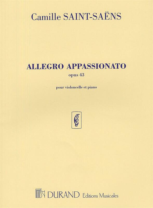 Allegro Appassionato Op.43  Camille Saint-Sans  Violoncelle et Piano Recueil : photo 1