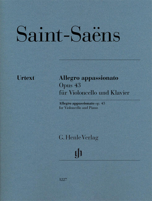 Allegro appassionato op. 43 für Violoncello und Klavier / for Violoncello and Piano Camille Saint-Sans Peter Jost : photo 1