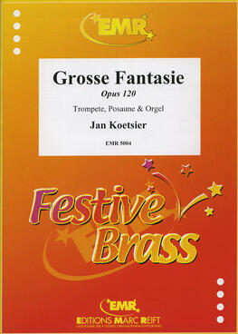 Grosse Fantasie Op. 120  Jan Koetsier  Trumpet, Trombone and Organ Score + Parties    5 : photo 1