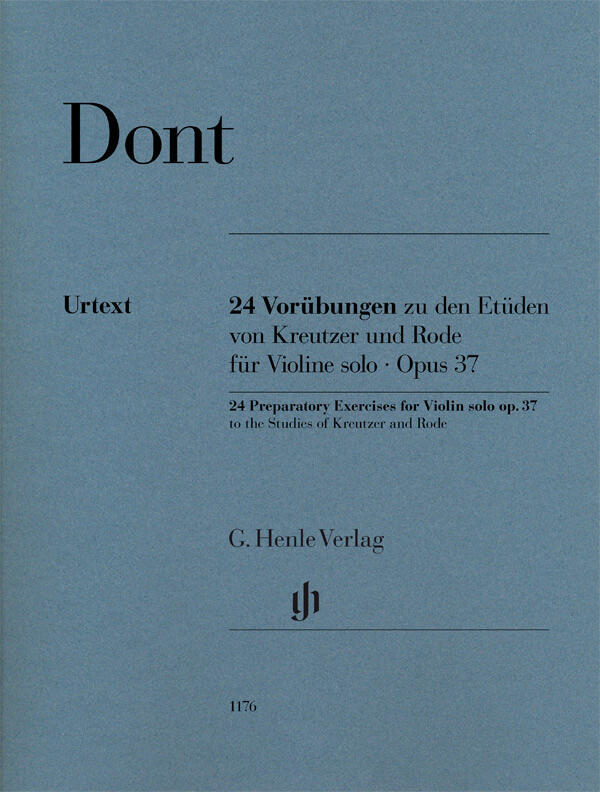 24 Preparatory Exercises Op. 37  Jakob Dont Dominik Rahmer G. Violin Recueil  Classique : photo 1