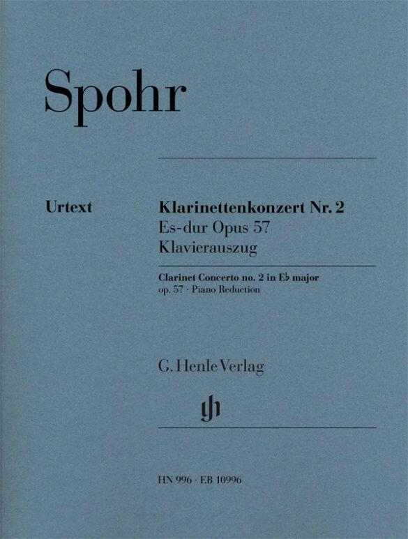 Clarinet Concerto No. 2 In E Flat Major Op. 57  Louis Spohr Ullrich Scheideler G. Bb Clarinet and Orchestra Réduction piano : photo 1