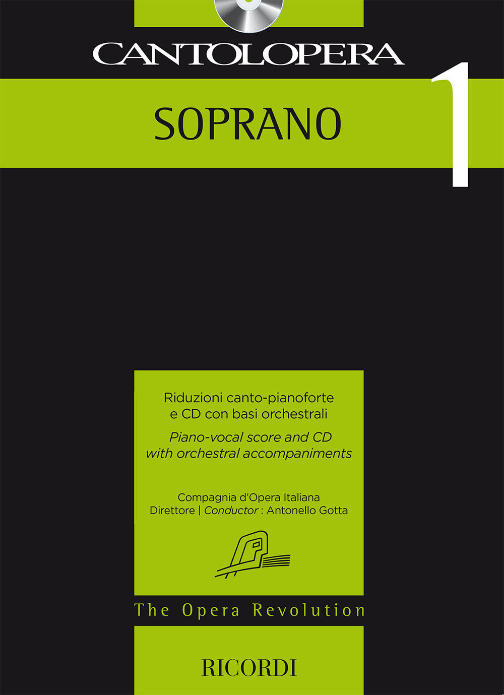 Cantolopera 1:  soprano  Riduzioni canto-pianoforte e CD con basi orchestrali   Soprano and Piano : photo 1