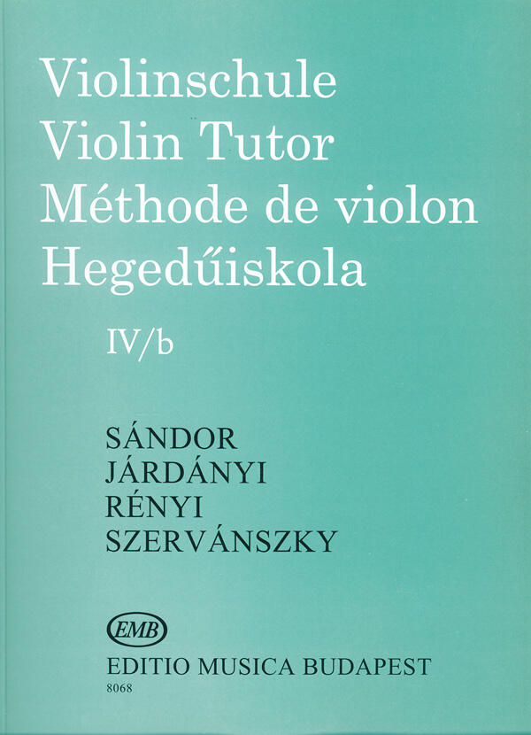 EMB Editions Musica Budapest Violinschule - Violin Tutor - Méthode de Violon IVb : photo 1