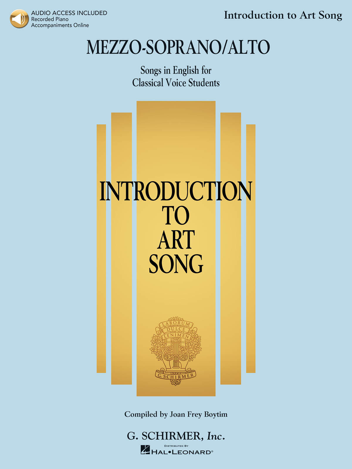 Introduction to Art Song for Mezzo-Soprano or Alto Songs in English for Classical Voice Students  Joan Frey Boytim Mezzo-Soprano and Piano : photo 1