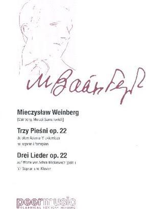 Drei Lieder Op. 22 Mieczyslaw Weinberg : photo 1