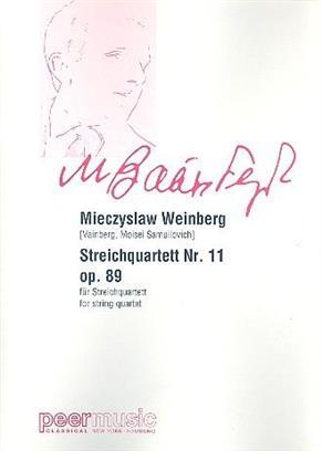 peermusic Streichquartett Nr. 11 Op. 89 Mieczyslaw Weinberg Parties Séparées : photo 1
