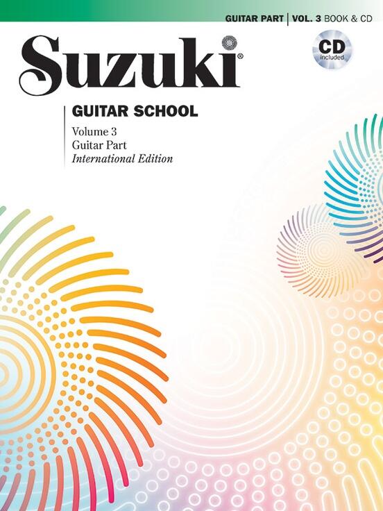 Suzuki Guitar School Book 3  Shinichi Suzuki  Alfred Music Publications Guitare Recueil + CD  Méthode : photo 1