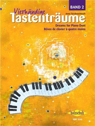 Vierhändige Tastenträume, Band 2 24 Stücke zu vier Händen Anne Terzibaschitsch  Piano 4 Hands Recueil  tudes et exercices  EASY-INTERMEDIATE : photo 1