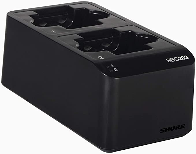 Shure USB charger for two SB903 Li-Ion batteries and / or SLXD1 or SLXD2 transmitter (s), power supply included (SBC203-E) : photo 1