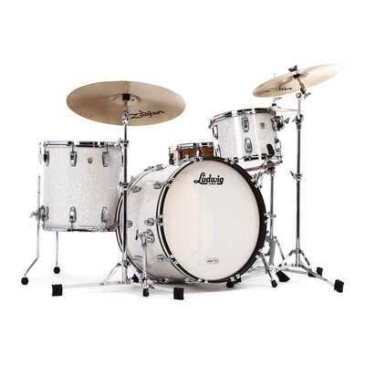 Ludwig Classic Maple - FabModel # L84233AX_ _WC14x22 Bassdrum-Halterung Large Classic Lugs Classic Claw Hooks Elite Spurs16x16 Floor Tom - Triadenbeinhalterungen mit Floortombeinen Large Classic Lugs9x13 Tom - Atlas Tom Mount Large Classic Lugs mit (1) PM0048 Tomhalter