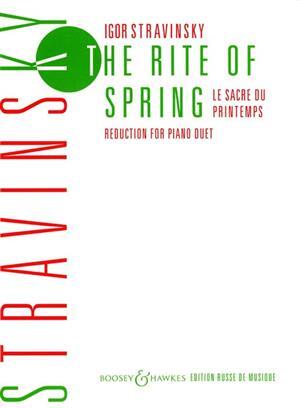 The Rite of Spring - Le Sacre du Printemps Ballett. Klavierauszug für Klavierduett durch den Komponisten Igor Stravinsky  Piano, 4 Hands Recueil : photo 1