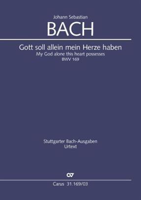 Carus Gott Soll Allein Mein Herze Haben BWV 169 Kantate zum 18. Sonntag nach Trinitatis Johann Sebastian Bach Conducteur : photo 1