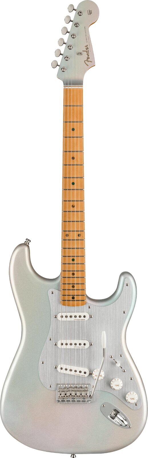 Fender HER Stratocaster Maple Griffbrett Chrome Glow : photo 1