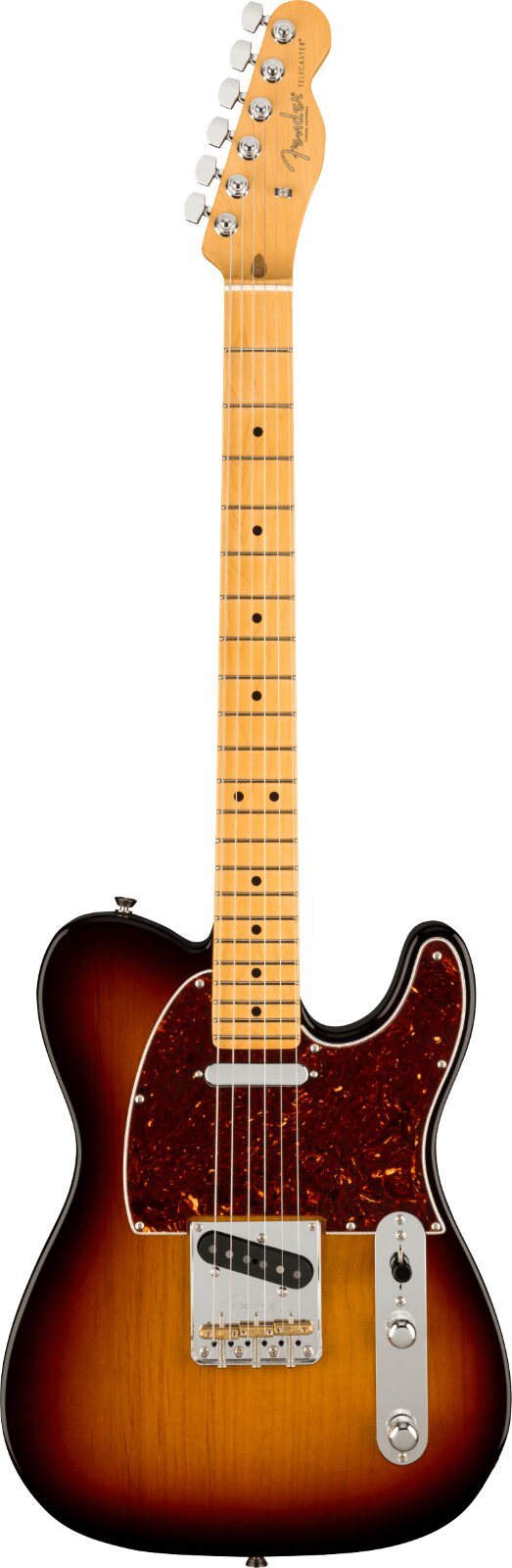 Fender American Professional II Telecaster, Maple Fingerboard, 3-Color Sunburst : photo 1