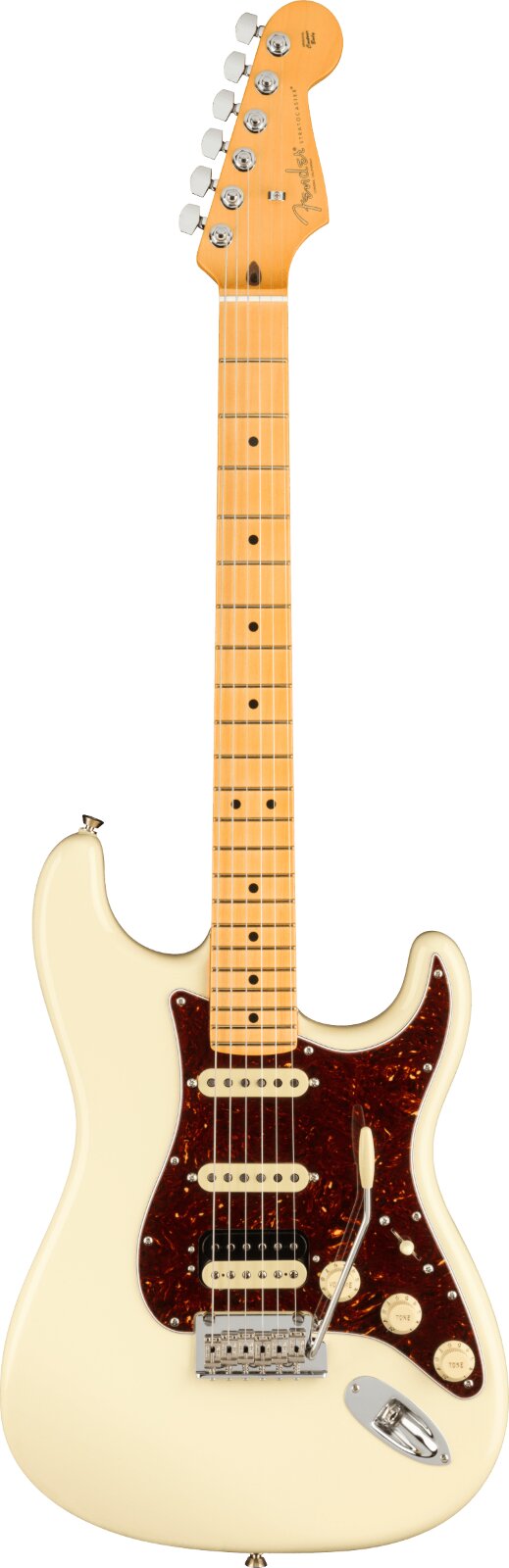 Fender American Professional II Stratocaster HSS Maple Fingerboard Olympic White : photo 1
