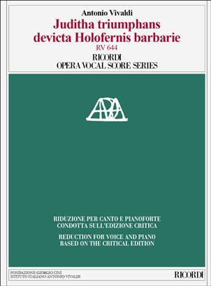 Juditha Triumphans Devicta Holofernis Barbarie Riduzione per canto e pianoforte RV 644 : photo 1