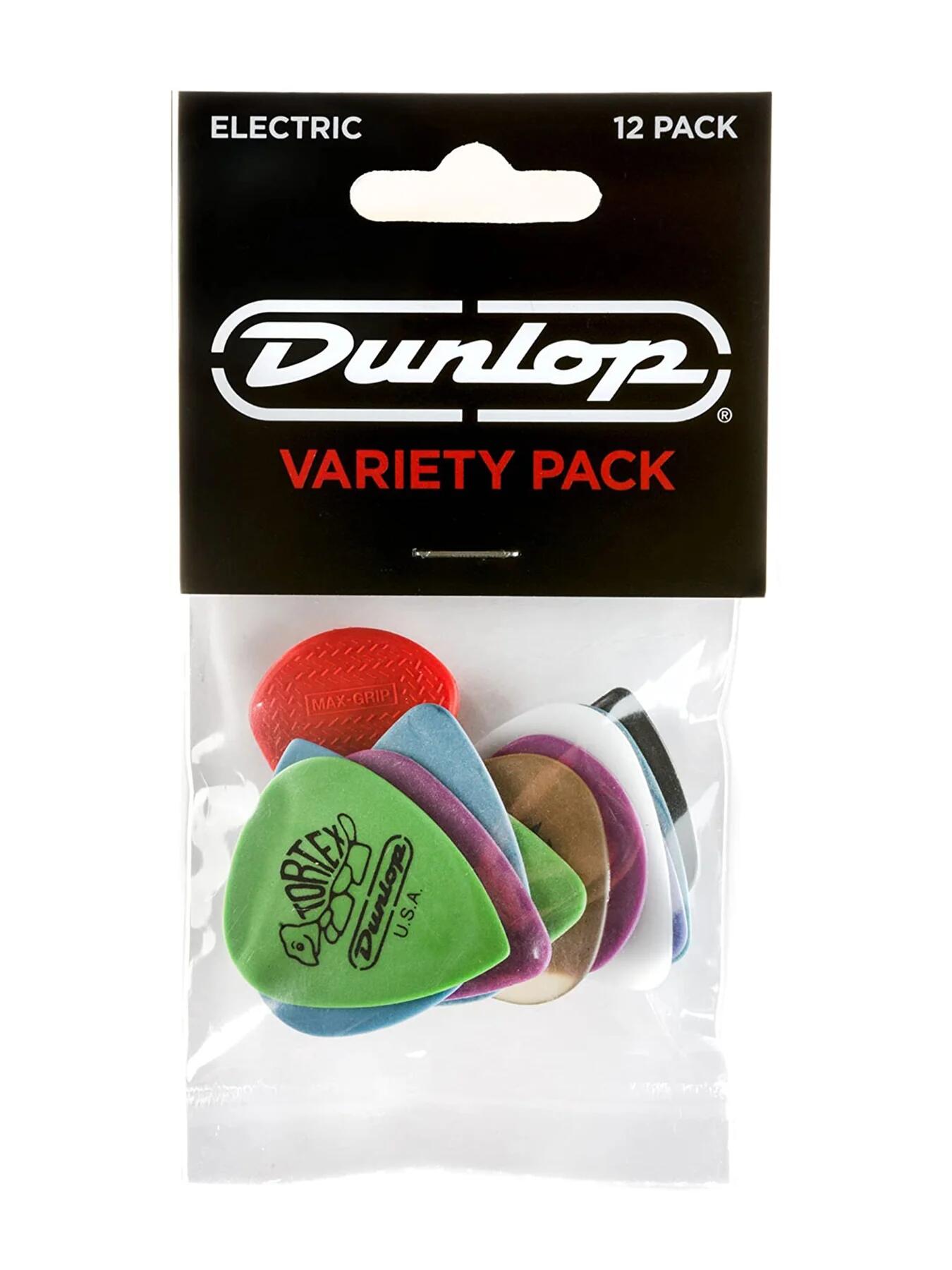 Dunlop PVP113 Electric Pick Variety Pack 12 assorted picks