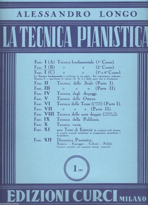 La Tecnica Pianistica Vol. 1 B - Tecnica fondamentale 2 Corso