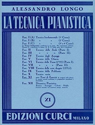 La Tecnica Pianistica Vol. 11 - 200 Temi di Esercizi