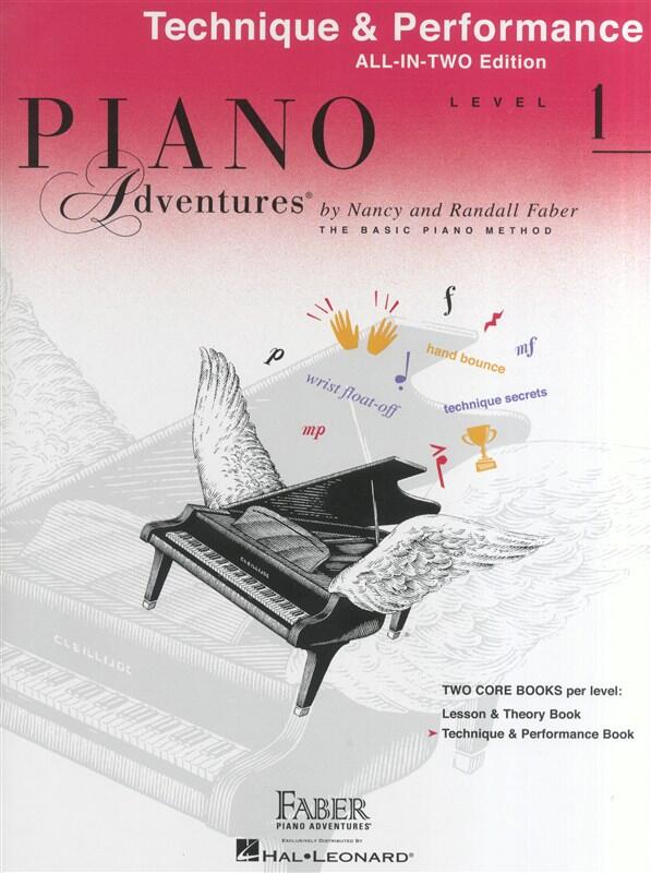 Piano Adventures All-In-Two Level 1 Tech. & Perf. Technique & Performance - Anglicised Edition : photo 1