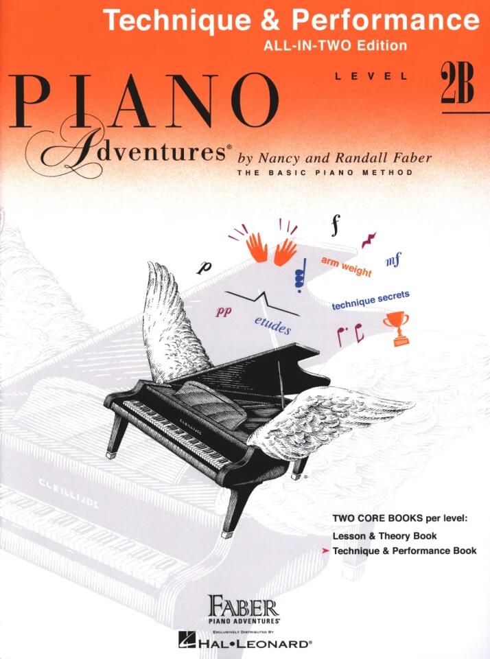 Piano Adventures All-In-Two Level 2B Tech. & Perf. Technique & Performance - Anglicised Edition : photo 1