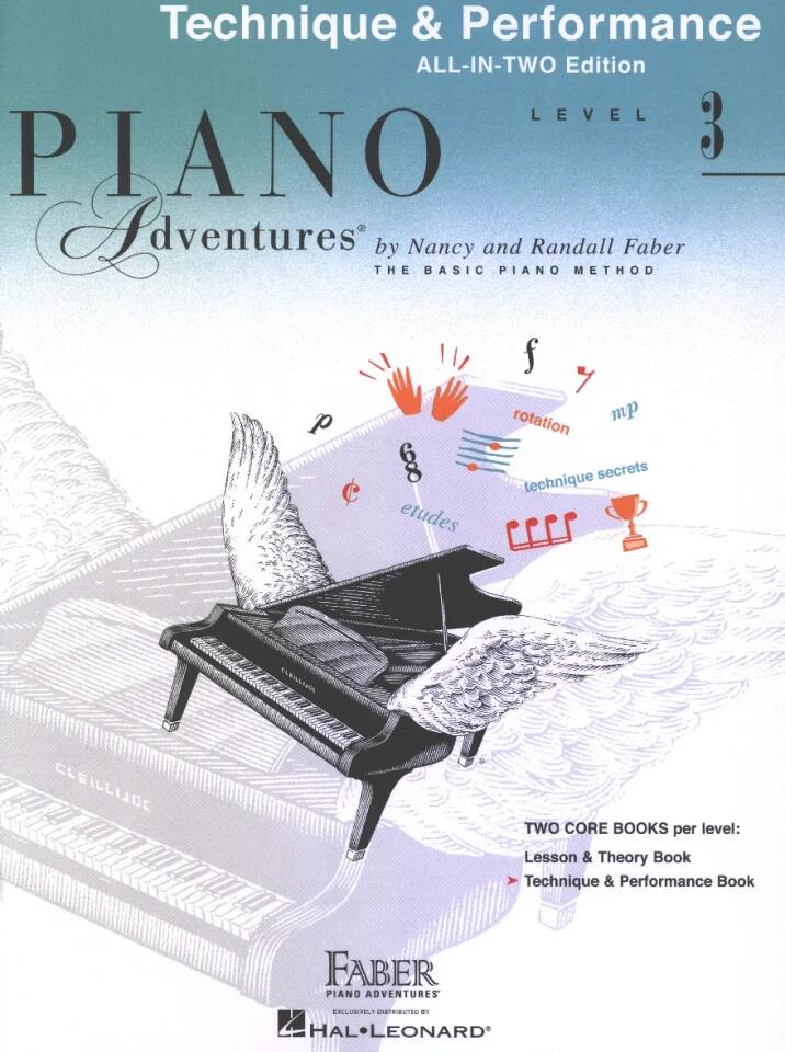 Faber Music Piano Adventures All-In-Two Level 3 Tech & Perf Technique & Performance - Anglicised Edition : photo 1