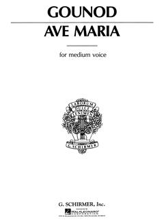 Ave Maria In E-Flat Medium Voice in E-Flat with Piano Charles Gounod : photo 1