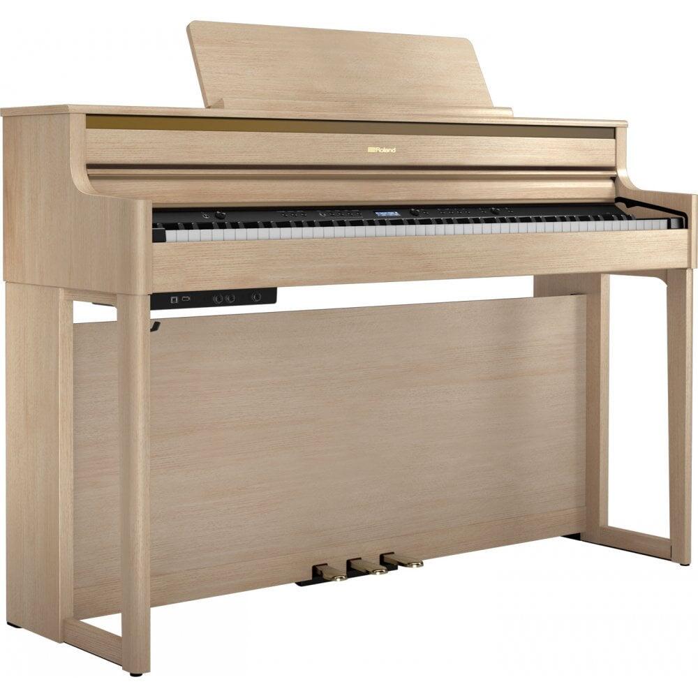 Roland HP704 SET PREMIUM CONCERT CLASS PIANO LIGHT OAK : photo 1