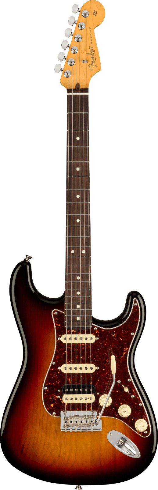 Fender American Professional II Stratocaster HSS Rosewood Fingerboard 3-Color Sunburst : photo 1