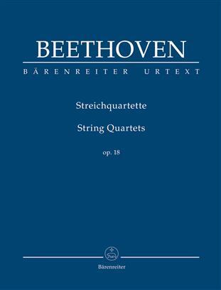 Bärenreiter Quatuors à cordes opus 18 String Quartets, Op.18 Nos. 1 - 6 Ludwig van Beethoven Conducteur de poche : photo 1