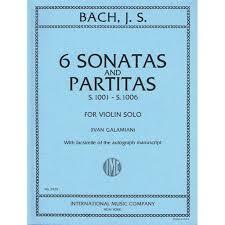 6 Sonatas And Partitas S.1001 - S.1006 For Violin Solo (Galamian) with facsimile of the autograph manuscript : photo 1